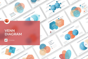 Venn Diagram RR PowerPoint Template